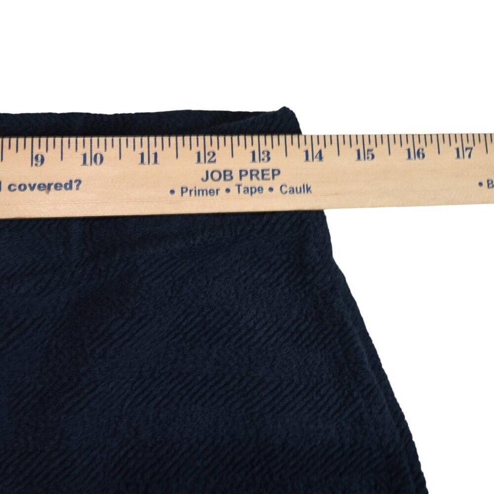 Free People Beach Bloomer Cropped Wide Leg Pants in Terry Cotton Navy Sz S - Picture 9 of 9